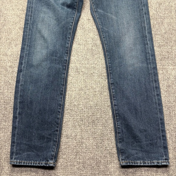 Levis Made & Crafted Jeans Mens 34x32 Blue Tack Slim Straight Leg Italy Made - Picture 14 of 16